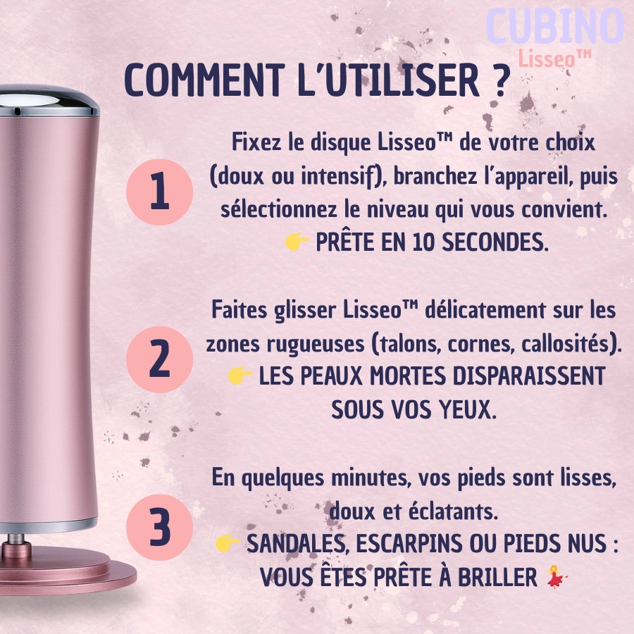 Lisseo™ – L’Essentiel pour des Pieds Doux