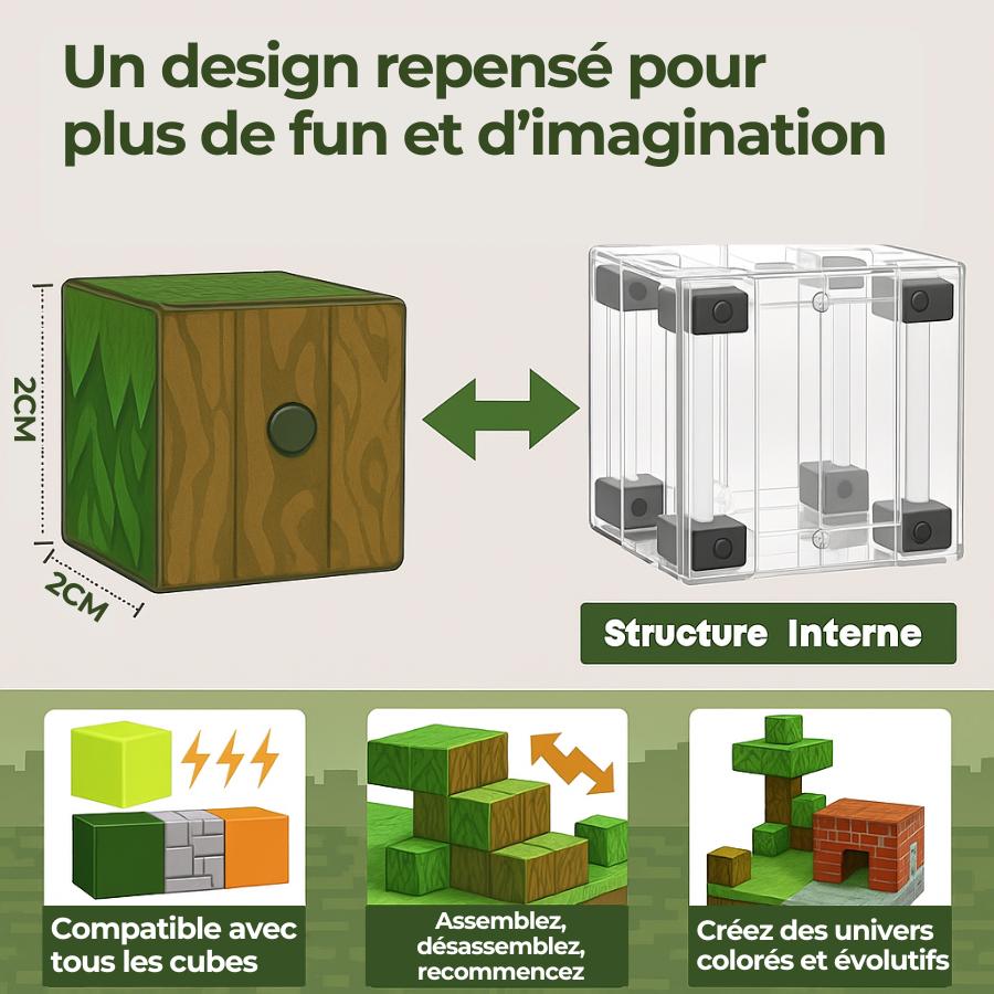 Cubino™ - Blocs magnétiques de construction